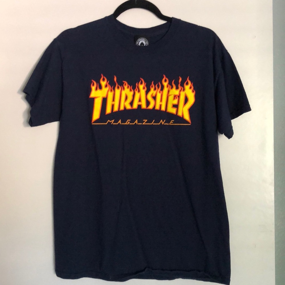 Thrasher navy blue